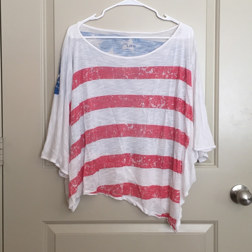 American flag shirt stars and  stripes